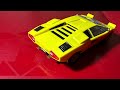 楽プラ スーパーカー 🦬ランボルギーニ カウンタックLP400  1/32 scale  Lamborghini Countach LP400