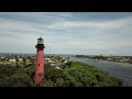 Jupiter Beach Blowing rocks and Lighthouse