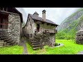 Foroglio, Switzerland 4K - The magical stone village in the heart of Switzerland