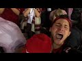 GEORGIA BULLDOG FANS REACT TO WINNING THE ROSE BOWL IN THE COLLEGE FOOTBALL SEMI FINAL