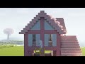 [Minecraft] How to Build a Cute Cherry Blossom House / Tutorial