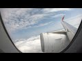 Iberia A320neo: Takeoff From Hamburg With Cloud Surfing