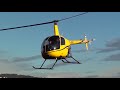 Robinson R22 helicopter demonstration flight