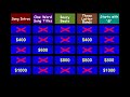 Guess the Song Jeopardy Style | Quiz #10