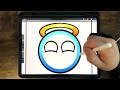 Drawing NEW FIRE IN THE HOLE Lobotomies / How to draw GEOMETRY DASH