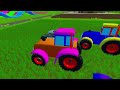 TRANSPORTING POLICE CARS, HOT WHEELS, CARS WITH BIG TRUCKS AND TRACTORS! Farming Simulator 25