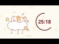 40 minutes  - Study Timer Work with me Cat on a fluffy cloud #timer #40minutes  #studymusic #lofi