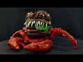 How To Make The Creepiest Crab Hamburger Diorama | Inspired By JackJack
