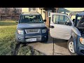 Buying a 240k mile ‘05 Honda Element | “Silver & Blue II” | Pickup, Clean, and First Thoughts