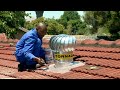 Installing a Windmaster Tornado on a Tiled Roof