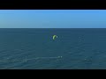 Awesome Kitesurfers by drone - Indialantic Harbour Beach, Florida