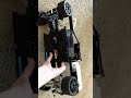 Lego technic black and white truck with suspension 2 wheel drive and turns