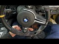 how to DIY steering wheel cover for BMW M-sport in nappa leather+Alcantara stitching/sewing