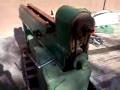 Dismanteled lathe