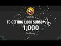 Thanks for 1,000 Subscribers!