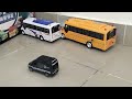 Xe cảnh sát vs xe buss thả dốc | xe còi hú