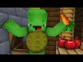 JJ vs Mikey GIANT RUSH Game - Maizen Minecraft Animation