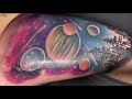 Color Space tattoo | Time lapse