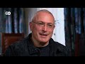Putin critic Mikhail Khodorkovsky: Putin realizes 'there can be no military solution' | DW Interview