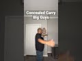Best Way To CCW As A Big Guy #citizenedge #concealedcarry #ccw #bigguy #plussize #stayready #shorts