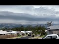 Incredible shelf cloud over Gold Coast, Australia