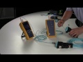 How to Test a Fiber Link with Fluke Test Heads and Cords