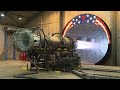 F-16 Jet Engine Test At Full Afterburner In The Hush House