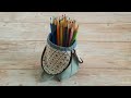 DIY Standing Pencil Case, Pencil Pouch | Free Pattern | gift idea | 스탠드 필통 만들기 | made by JOJO