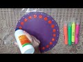 DIY Coasters / Diwali Decor | White pen craft | 3D neon liners craft | CRAFT with SUHANI