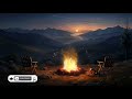 Cozy Sunset Campfire: Nature Sounds for Sleep, Relaxation, or Study