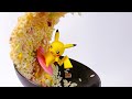 DIY Pikachu surfing on fried rice - Miniature fake food Polymer Clay Tutorial