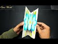 DIY Flower Pop up Card - Paper Crafts - DIY Pop up Card - Handmade craft