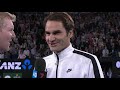 Federer & Courier funny interview moments compilation 2007-2017