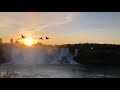 Sunrise Over Niagara Falls | Ontario Canada | American Falls Sun Rise