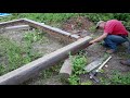 Cheap Slab log cabin
part 1 timberframe rim Joist