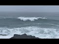 King Tide crashing into Boiler Bay Wayside in Depoe Bay along the Oregon Coast on December 23, 2022