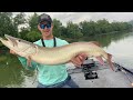 Industrial River MUSKY Fishing - My BEST DAY Yet?! MONSTER AFTER MONSTER