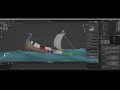 Vikings in a Stormy Ocean  - Blender Timelapse Tutorial