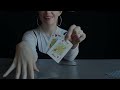 [asmr] soft spoken how to play Euchre (card game) - tapping and rambling to sleep to