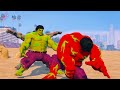 Incredible Hulk | Hulk-Pool Army vs Violet Hulk & Red Hulk & Grey Hulk - What If