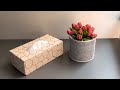 DIY Classy Looking Diy Craft✨ |Best Out of Waste Diy  | phone box reuse ideas |diy Tissue Box