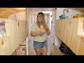 Family's Beautiful Bus Tiny Home - Clever & Functional Design