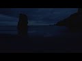 Summer Night Waves at Dusk, Deep Sleep Video With Ocean Sounds at Donna Ana Beach