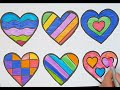 How to draw HEART ❤️ step by step.Easy drawing and coloring. 💥🖍🎨🖌#art #drawing #easydrawing