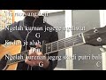 Chord Gitar Simple dan Lirik Putri Bali by Semaya Koplo