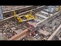 Railway line repair with Thermite welding | train track repair