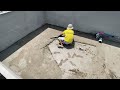 Excellent Floor Rolling Techniques and Roof Waterproofing | How to Create a Slope for Roof Floor