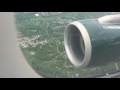 Take off in jet Airbus A320 from Cincinnati (CVG) to Ft.Myers Beach, Florida (RSW)