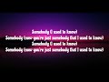 Gotye - Somebody That I Used To Know (feat. Kimbra) (Lyrics)