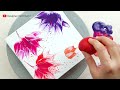 (531) Gradient flowers | Balloon & Wooden skewer | Fluid Acrylic | Step by Step | Designer Gemma77
